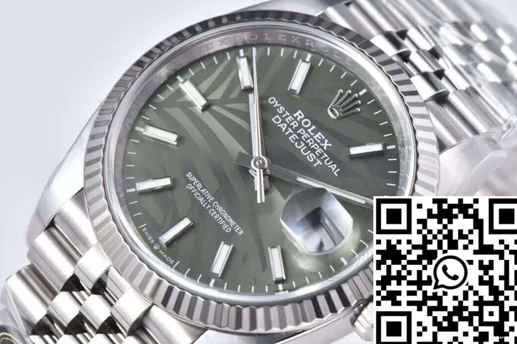M126234-0047 Factory Stainless Datejust Rolex Clean Steel 36MM 0201
